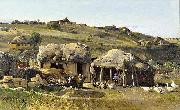 Nikolay Nikanorovich Dubovskoy In The Village oil painting reproduction